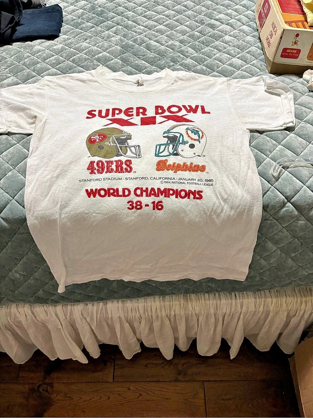Sportswear Super Bowl XXX 49ers vs. Chargers World Champions 38-16 Graphic Tee
